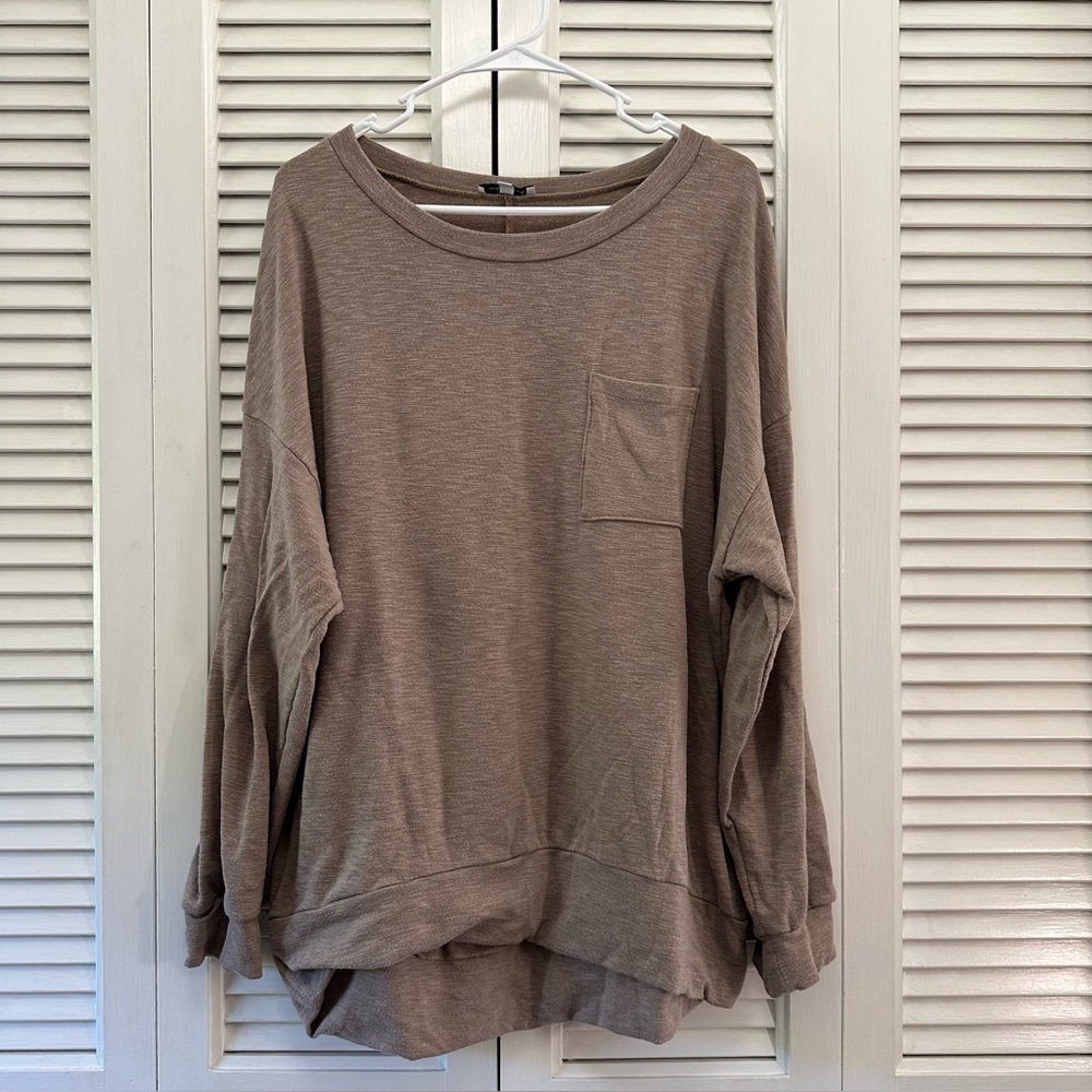 White birch Long Sleeved Shirt size 1X